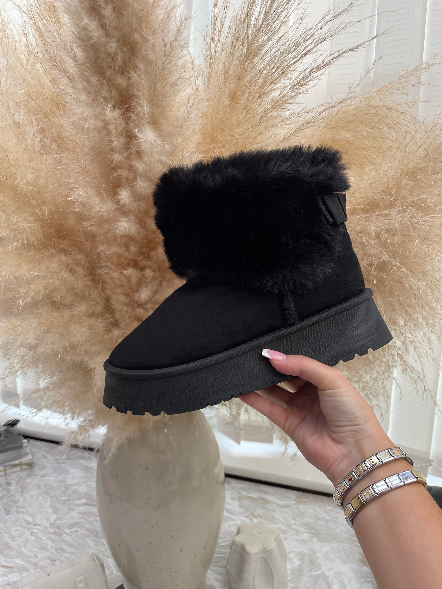 “Avalanche” Fur Platform Boots