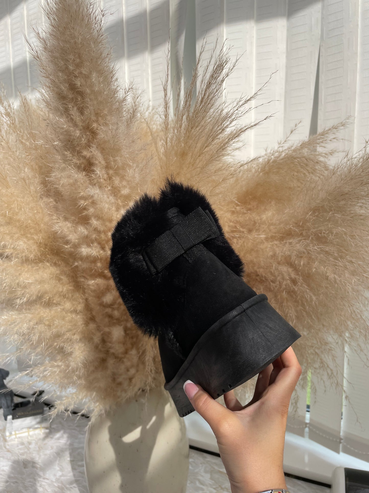 “Avalanche” Fur Platform Boots