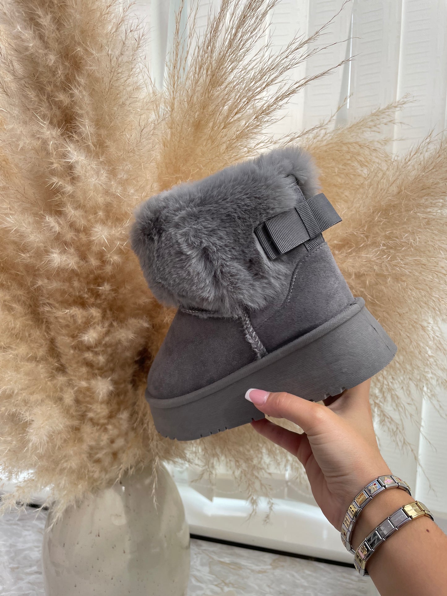 “Avalanche” Fur Platform Boots