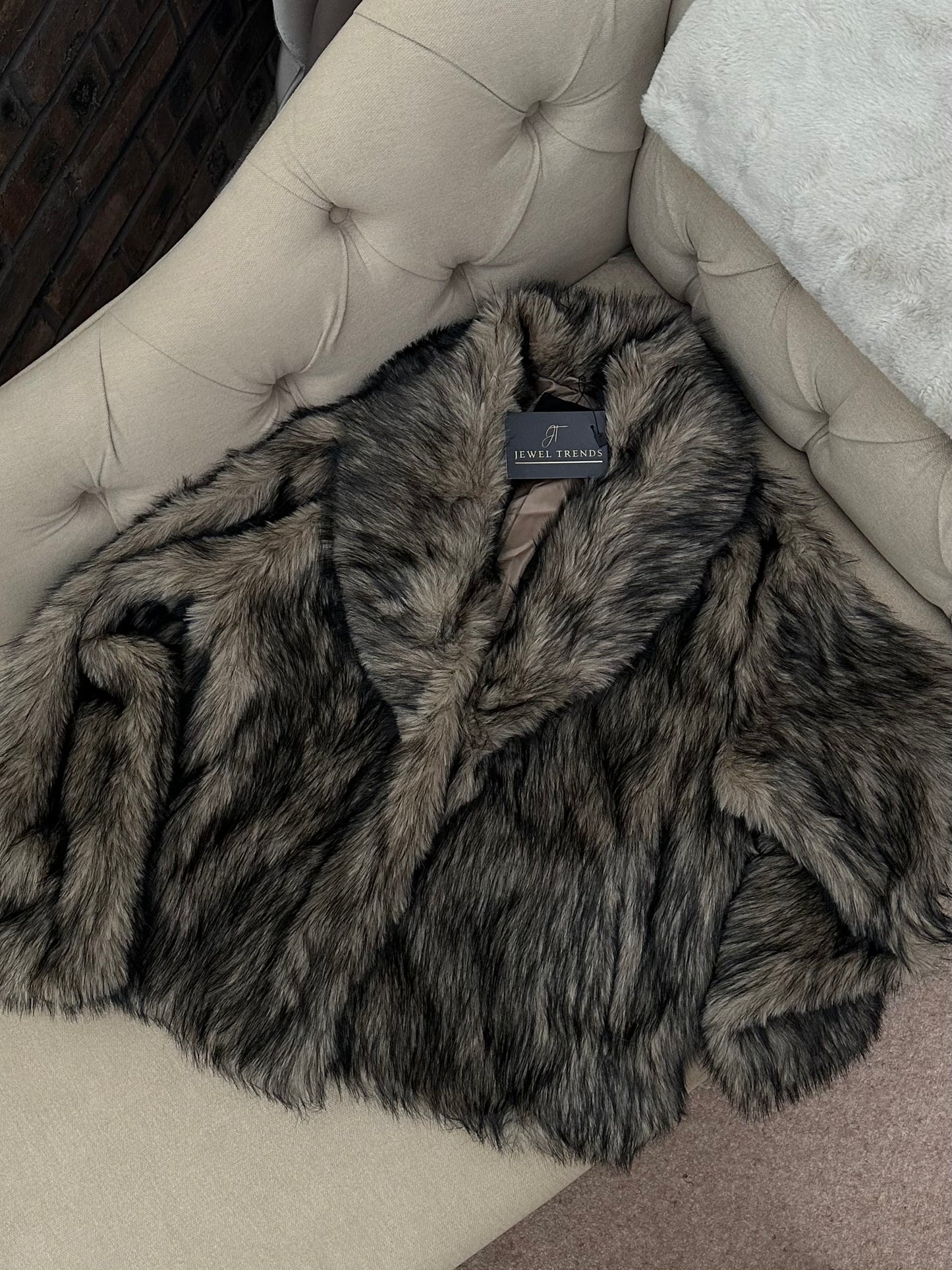 “Bobbi” Brown Faux Fur Jacket