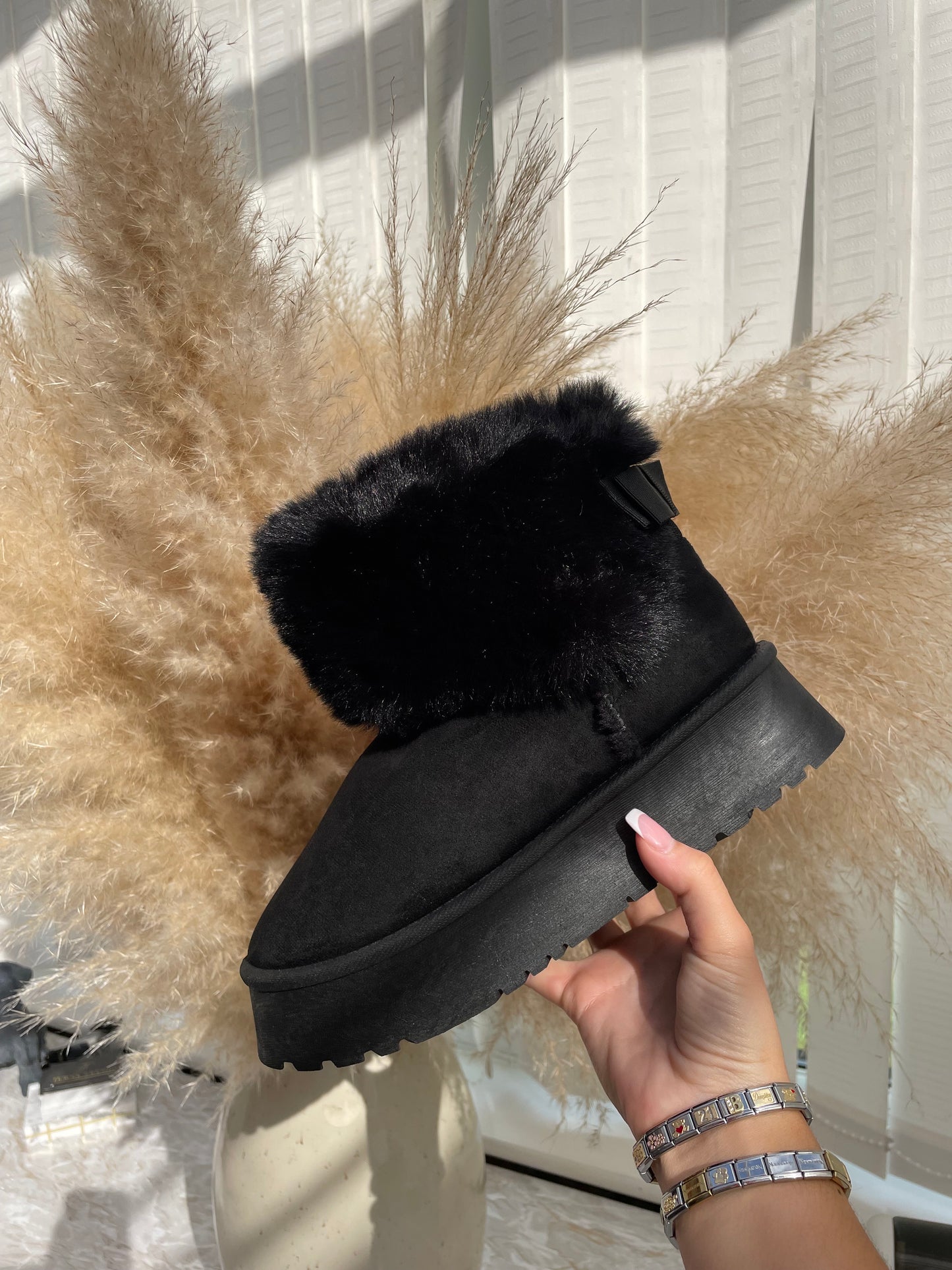 “Avalanche” Fur Platform Boots