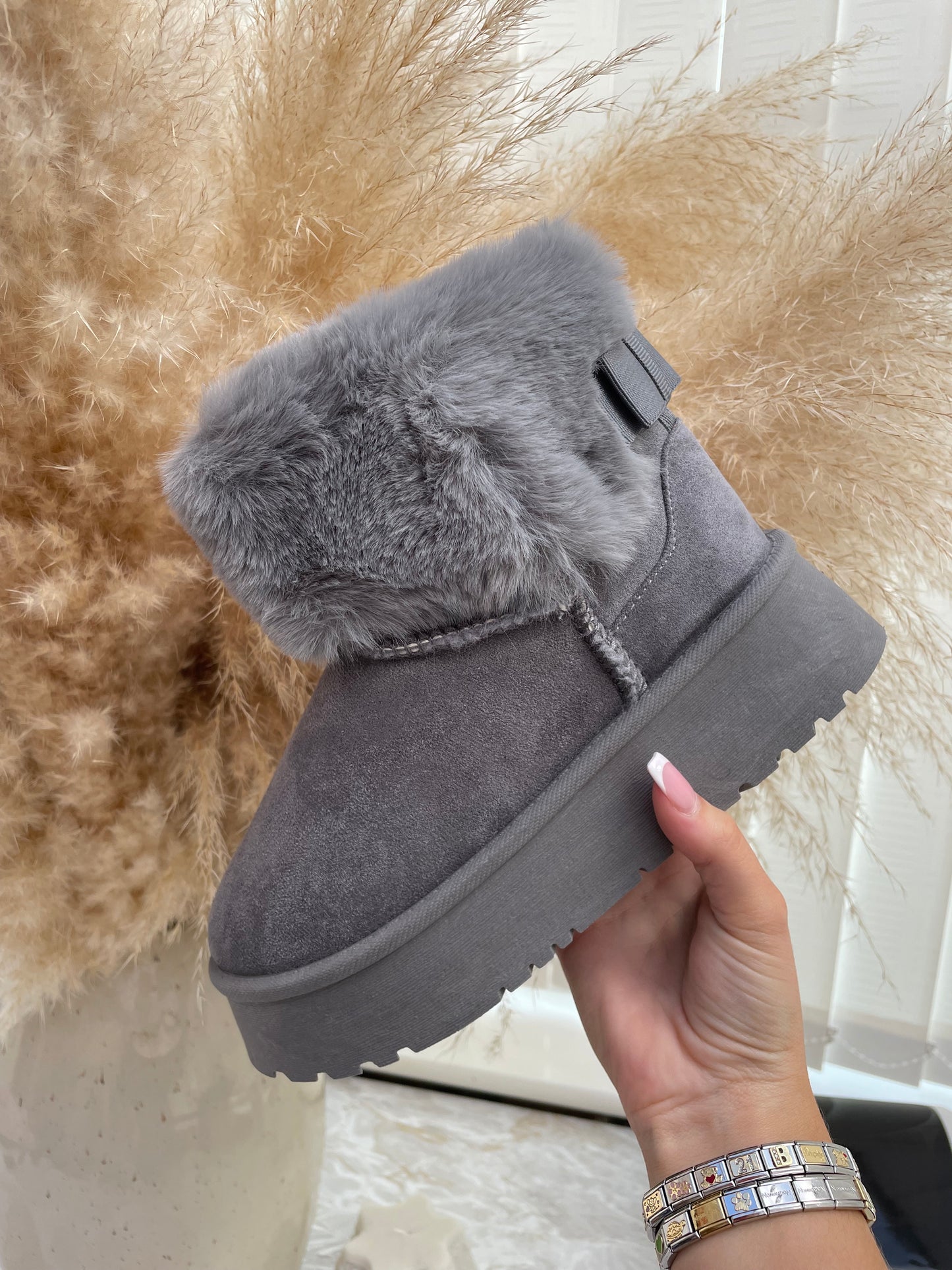 “Avalanche” Fur Platform Boots